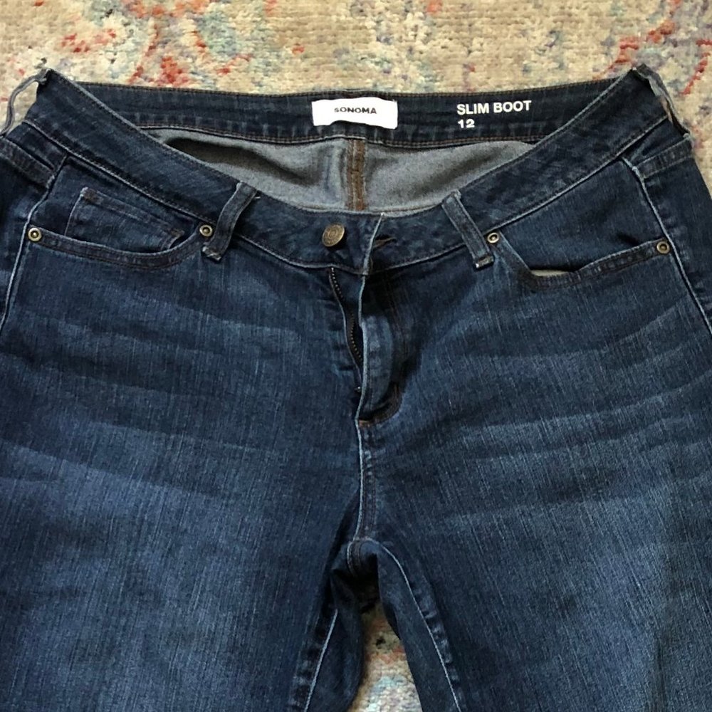 Sonoma silm bootcut jeans